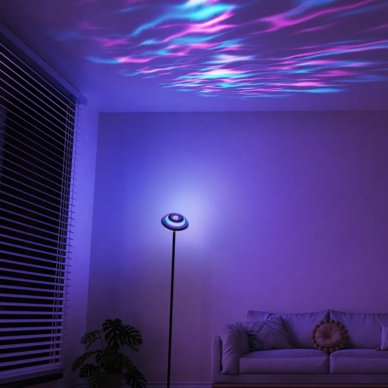 Uplighter Ripple Projection Floor Lamp